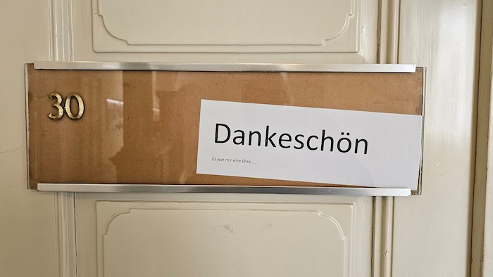 Es war mir eine Ehre: Alexander Kastner verabschiedete sich mit einem Dankeschön.
