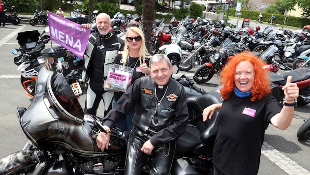 MENA – MenschenNAh nennt sich der Verein, der Menschen in Not unterstützt und dafür am 10. Mai zur Benefiz-Motorradsternfahrt einlädt. (Bild: Rojsek-Wiedergut Uta)