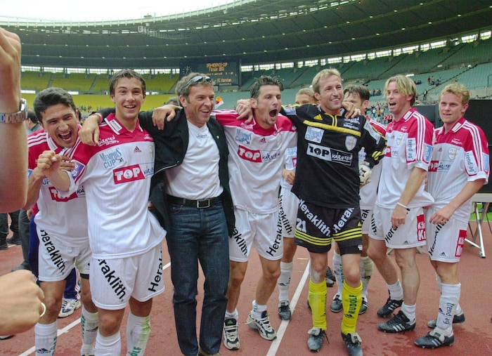 Die mit dem Präsidenten tanzten! Vukovic, Steiner, Haider (†), Kollmann, Unger, Friesenbichler, ...