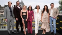 Wyatt Russell, David Harbour, Florence Pugh, Julia Louis-Dreyfus, Hannah John-Kamen, Geraldine Viswanathan und Lewis Pullman bei der London Premiere  (Bild: Scott A Garfitt)