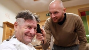 Die Glatzen-Wette von Riegler 2020. (Bild: Pessentheiner Florian)