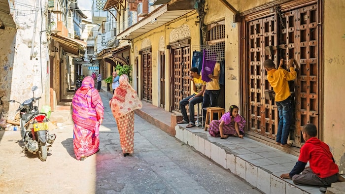 Stone Town, vor über 300 Jahren aus Korallensteinen erbaut, ist heute UNESCO-Weltkulturerbe.