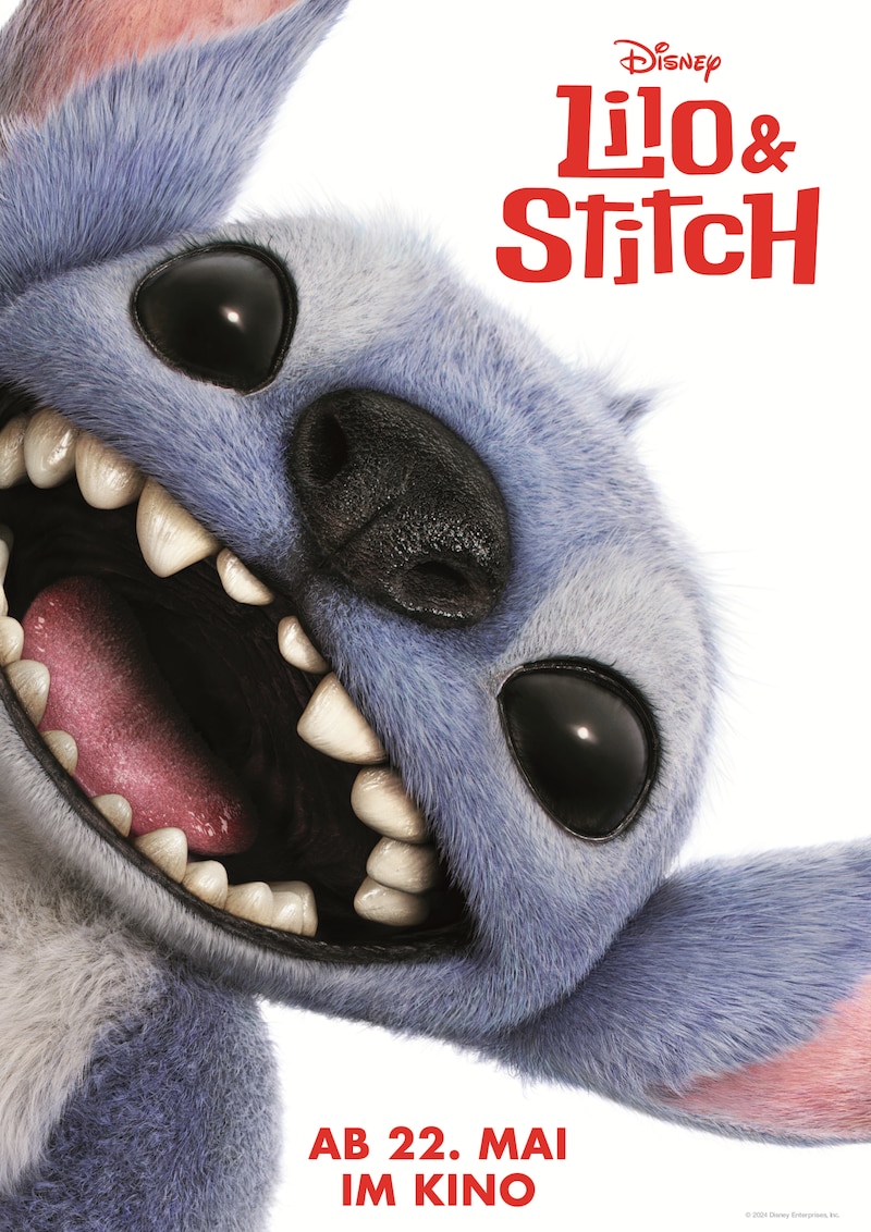 Ab dem 22. Mai macht Experiment 626 alias Stitch wieder das idyliische Hawai unsicher. (Bild: 2025 Disney Enterprises, Inc. All Rights Reserved.)