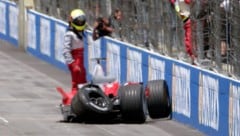Ralf Schumacher verunfallte damals im Training wegen eines Reifenschadens