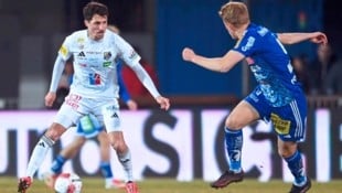 Alessandro Schöpf (li.) hat an das Klagenfurter Stadion gute Erinnerungen. (Bild: Pessentheiner Florian)