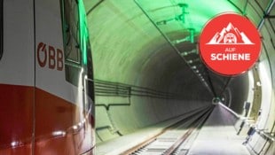 Ab Dezember werden im Koralmtunnel regelmäßig Züge unterwegs sein. (Bild: Krone KREATIV/Jürgen Fuchs)