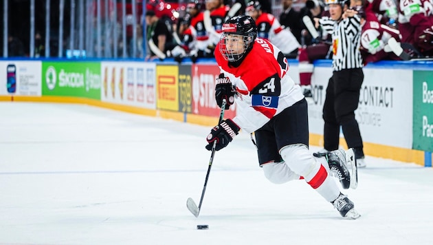 2022 musste Kasper bei der A-WM in Tampere mit Gitter ran. (Bild: GEPA)