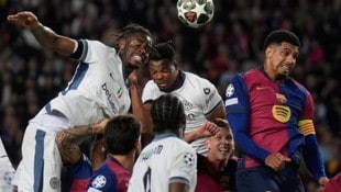 Was für ein episches Duell von FC Barcelona und Inter Mailand! (Bild: AP/Copyright 2025 The Associated Press. All rights reserved)