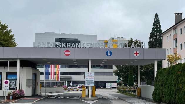 Die beiden Geretteten wurden ins LKH Villach gebracht. (Bild: Fister Katrin)