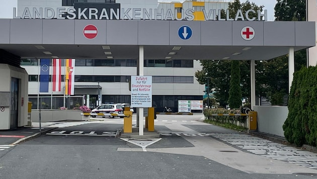 Die verletzte Seniorin wurde in Krankenhaus Villach gebracht.