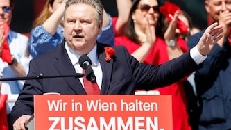 Wiens Bürgermeister Michael Ludwig (SPÖ) unterstrich den roten Anti-FPÖ-Kurs. (Bild: APA/FLORIAN WIESER)