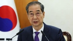 Südkoreas Übergangspräsident Han Duck-soo ist einen Monat vor den Neuwahlen von seinem Amt zurückgetreten. (Bild: EPA/YONHAP / POOL)