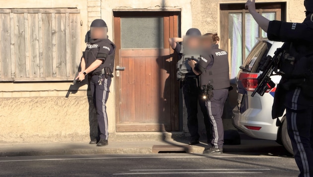 Die Polizei war umgehend vor Ort. (Bild: Shourot Maurice)