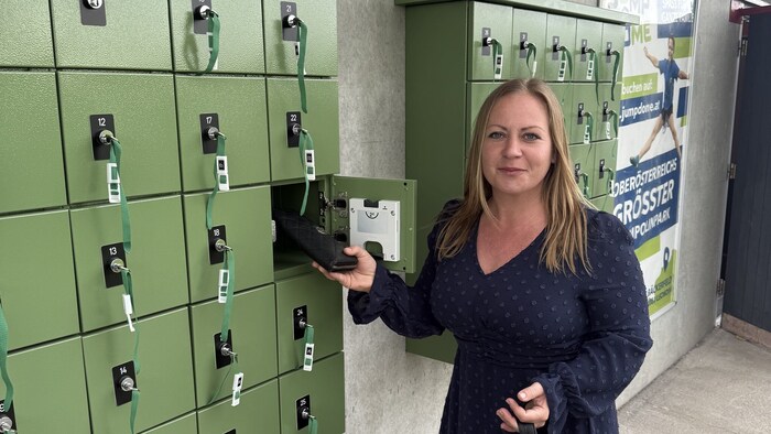 An den Linzer Badeseen gibt es nun auch Gratis-Schließfächer
