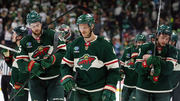 Große Enttäuschung für die Minnesota Wild (Bild: AFP/APA/Getty Images via AFP/GETTY IMAGES/Ellen Schmidt)