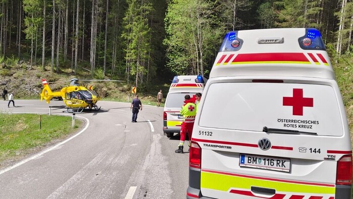 Die Bilder der Einsätze gleichen einander frappant: oben jener zu Mittag, hier knapp zwei ...