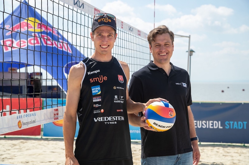 Veranstalter Daniel Hupfer (re.) und Ex-Partner Julian Hörl. (Bild: Gert NEPEL)