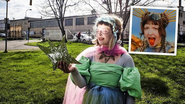Das Mystische und Fabelhafte ist ständiger Wegbegleiter der Schubladenverweigerin Alicia Edelweiss, die dieser Tage ihr Album „Furie“ veröffentlicht. (Bild: Krone KREATIV/Glitterhouse, Knecht Rosa)