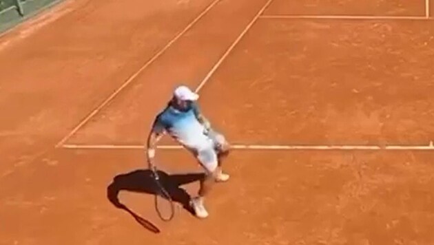 Svyatoslav Gulin sorgte für unschöne Szenen.