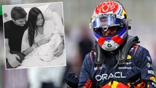 Max Verstappen und Kelly Piquet sind Eltern geworden. (Bild: Krone KREATIV/GEPA pictures, instagram.com/maxverstappen1)