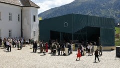 Der Pavillon steht in der Nähe der Basilika (Bild: UMJ/J.J.Kucek)