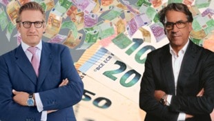 Zwischen Stephan Zöchling (li.) und Stefan Pierer (re.) herrscht dicke Luft. Der Remus-Chef droht nun damit, die ihm als Sicherheit gewährten Aktien zu verwerten. (Bild: Krone KREATIV/Gerry Frank Photography, KTM/E. Tschann)