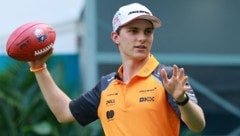 Oscar Piastri holt heuer zum großen Wurf aus. (Bild: AFP/HECTOR VIVAS)