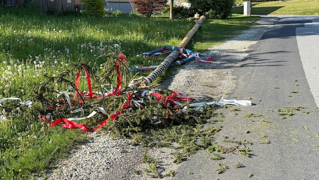 Trauriger Anblick in Penzendorf bei Hartberg (Bild: FF Penzendorf)