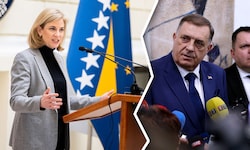 Meinl-Reisinger wurde von Dodik übel beschimpft.