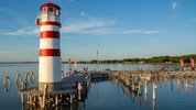 12 Meter sind es rund um den Leuchtturm. Diese Distanz wird der Extremläufer 3516 Mal hinter ...