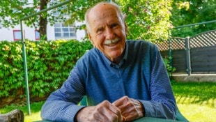 Franz Bruckmoser (89) blickt auf ein erfülltes Leben zurück. (Bild: Markus Tschepp)