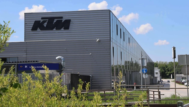 Seit Montag steht die Produktion im KTM-Werk in Mattighofen erneut still. (Bild: Pressefoto Scharinger/Daniel Scharinger)