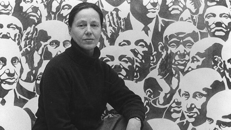 Florentina Pakosta, Atelieraufnahme, 1983, Bildrecht Wien (Bild: Bildrecht Wien)