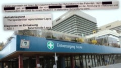 Lepromatöse Lepra, die schwerste Form der Krankheit, war laut Befund der Auslöser für die Behandlung. Der Patient wird im AKH Wien betreut. Die Ansteckung könnte auf einer der vielen Reisen in Afrika oder den Tropen passiert sein. (Bild: Krone KREATIV/Jöchl Martin)