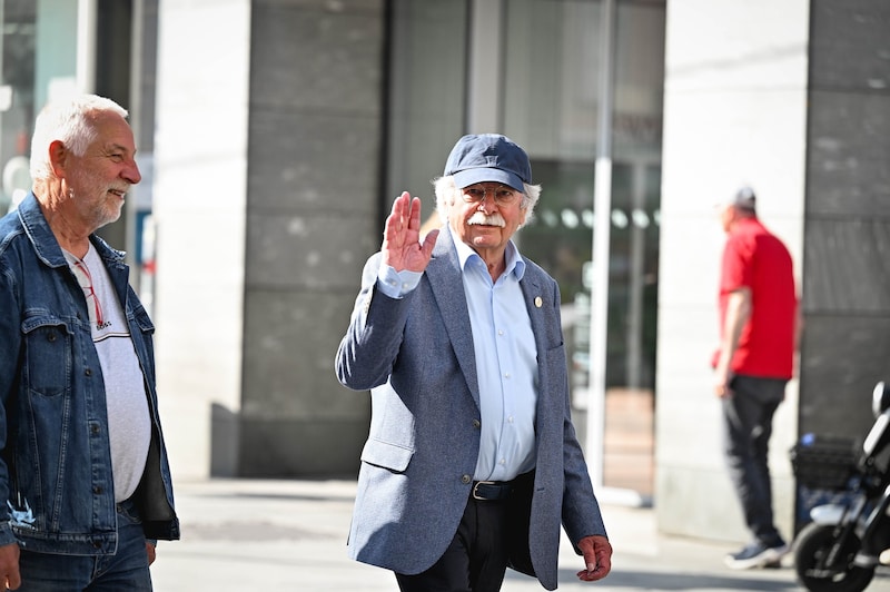 Der legendäre Josef „Joschi“ Ackerl ging am 1. Mai in Linz mit.  (Bild: Wenzel Markus)