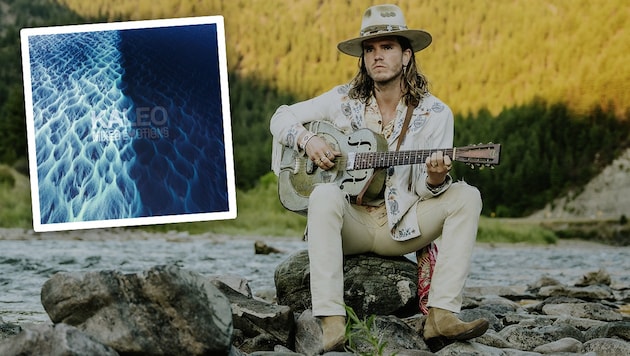 Ein Mann und seine Gitarre: Jökull „JJ“ Júlíusson ist Kaleo und als solches selbstbewusst am Weg zum modernen Blues-Rock-Olymp. (Bild: Krone KREATIV/Warner Music (2))