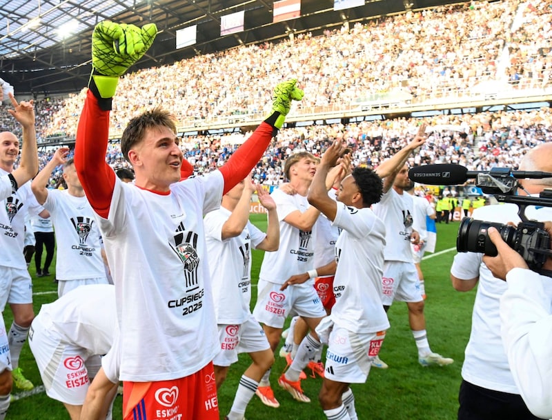 Polster wurde gleich in seinem ersten Bundesliga-Jahr Cupsieger. (Bild: Pessentheiner Florian)