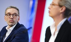Kickl empfing AfD-Chefin Alice Weidel in Wien. (Archivbild)