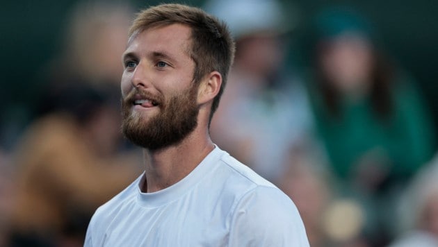 Corentin Moutet hat sich dieses Mal als Opfer dargestellt. (Bild: AFP/APA/Getty Images via AFP/GETTY IMAGES/Harry How)