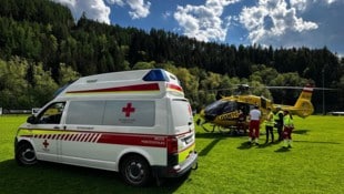 Einsatz für den Rettungshubschrauber Christophorus 17 (Bild: Rotes Kreuz Bruck-Mürzzuschlag, Ch. Ehrlich / D. FLadl)