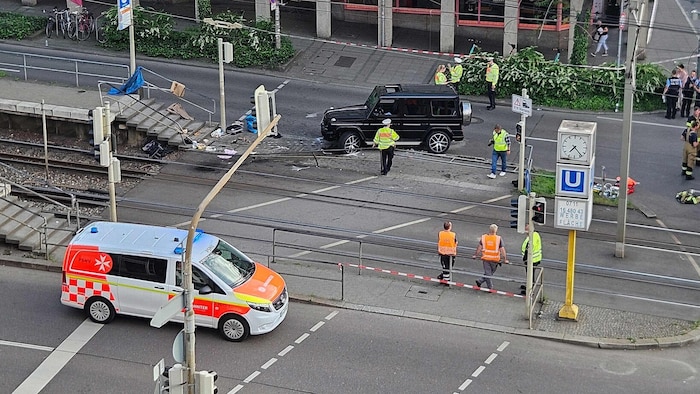 Die Kreuzung, auf der sich der Unfall ereignet hat.