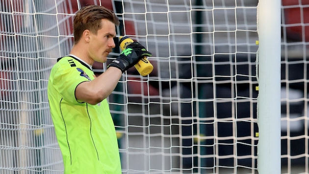 Klagenfurt-Goalie Simon Spari (Bild: GEPA)