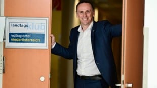 Jochen Danninger wird sein Büro als Klubobmann in Niederösterreich bald räumen.  (Bild: Imre Antal)