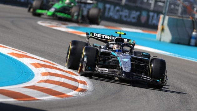 Andrea Kimi Antonelli war im Sprint-Qualifying nicht zu schlagen. (Bild: AFP/CHARLY TRIBALLEAU)