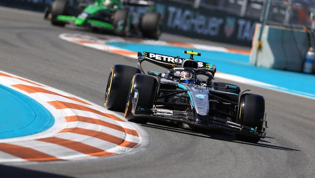 Andrea Kimi Antonelli war im Sprint-Qualifying nicht zu schlagen. (Bild: AFP/CHARLY TRIBALLEAU)