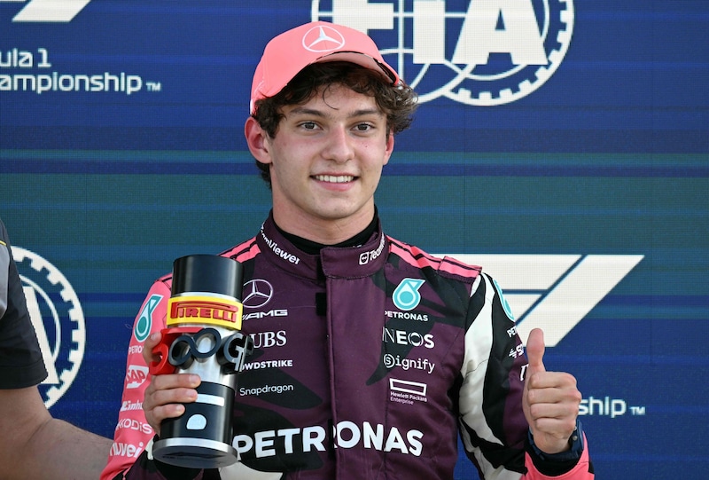 Andrea Kimi Antonelli (Bild: AFP/CHANDAN KHANNA)