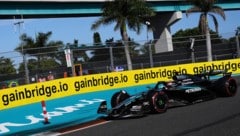 Der Mercedes von George Russell (Bild: AP/Rebecca Blackwell)