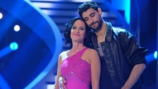 Ende einer wunderschönen Reise: Eva Glawischnig und Dimitar Stefaning mussten das Tanzparkett räumen. (Bild: Hans Leitner)