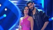 Ende einer wunderschönen Reise: Eva Glawischnig und Dimitar Stefanin mussten das Tanzparkett ...