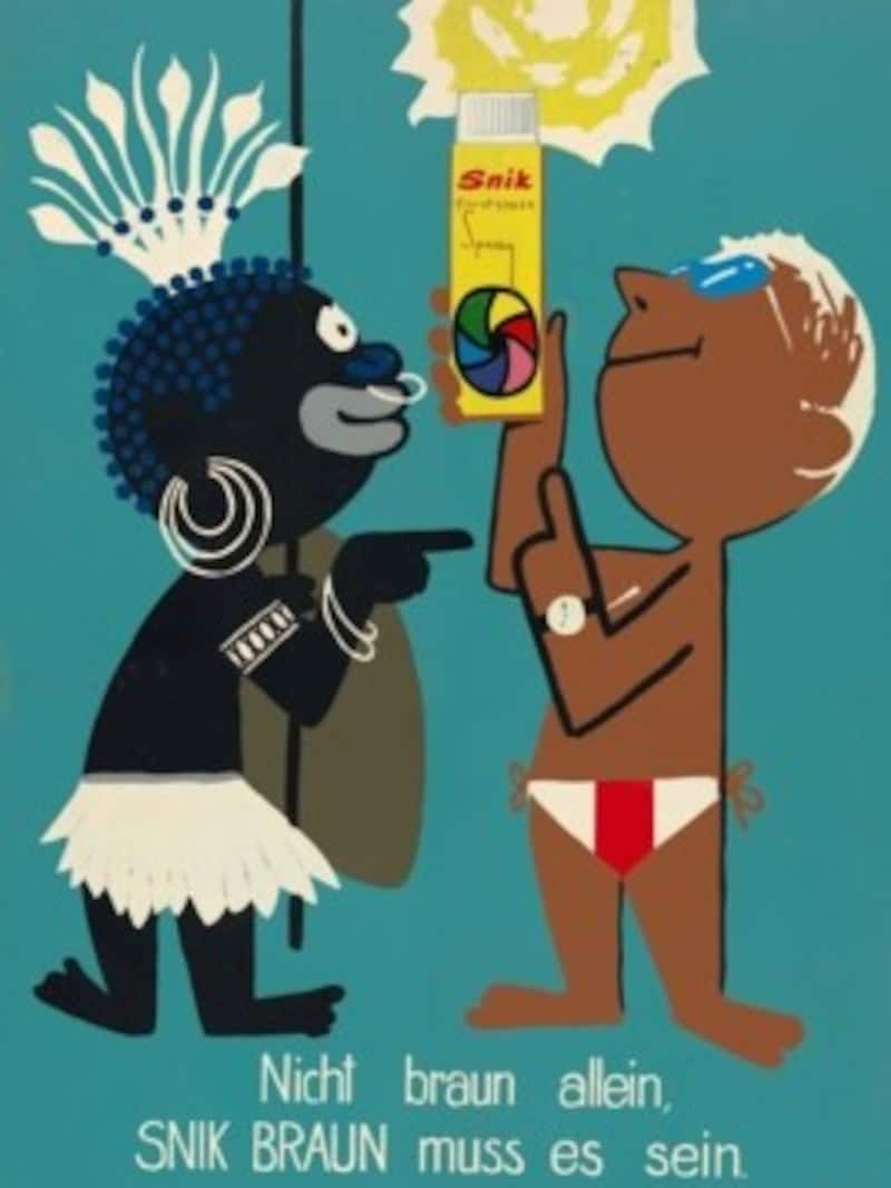 Plakatsteher des Kosmetikherstellers Dybal, 1978 bis 1980.  (Bild: Plakatsammlung Wirtschaftsarchiv Vorarlberg)